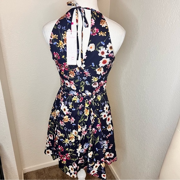 PARKER Cosmic Daisy Floral Mini Dress Key Hole Cut Out Size XS NWT‎ - Picture 5 of 12